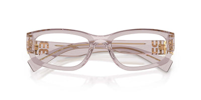 Miu Miu VMU04Y Mauve Transparent #colour_mauve-transparent
