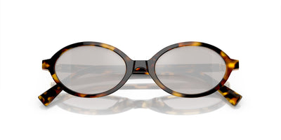 Miu Miu SMU04Z Honey Havana/Light Grey Silver Mirror #colour_honey-havana-light-grey-silver-mirror