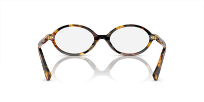 Miu Miu SMU04Z Honey Havana/Clear Blue Light Filter #colour_honey-havana-clear-blue-light-filter