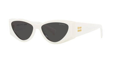 Miu Miu SMU06Y White/Dark Grey #colour_white-dark-grey