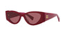 Miu Miu SMU06Y Striped Bordeaux/Dark Violet #colour_striped-bordeaux-dark-violet