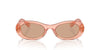 Miu Miu SMU06Z Noisette Transparent/Dark Brown #colour_noisette-transparent-dark-brown