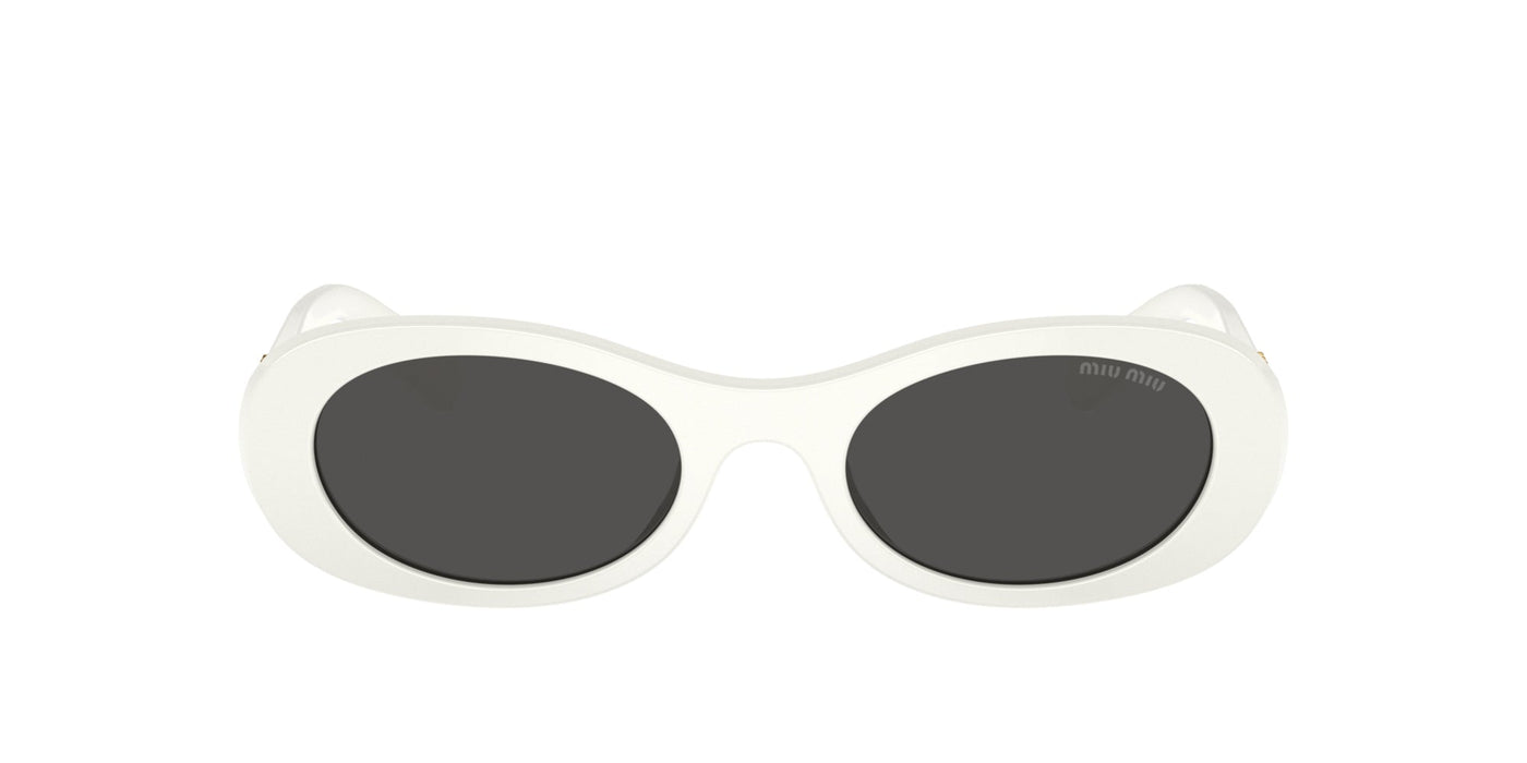 Miu Miu SMU06Z White Ivory/Dark Grey #colour_white-ivory-dark-grey