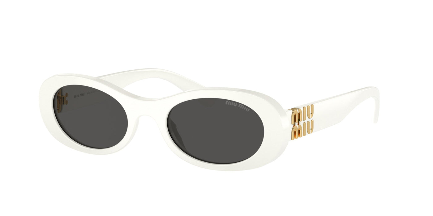 Miu Miu SMU06Z White Ivory/Dark Grey #colour_white-ivory-dark-grey