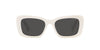 Miu Miu SMU07Y White/Dark Grey #colour_white-dark-grey