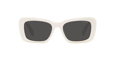 Miu Miu SMU07Y White/Dark Grey #colour_white-dark-grey