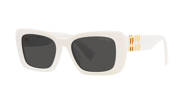 Miu Miu SMU07Y White/Dark Grey #colour_white-dark-grey