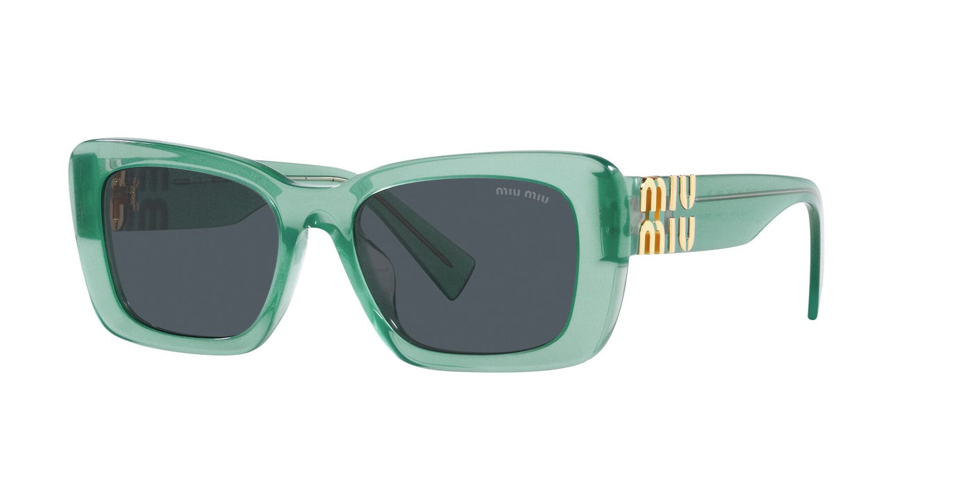 Miu Miu SMU07Y Opal Anise/Dark Grey #colour_opal-anise-dark-grey