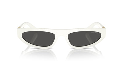 Miu Miu SMU07Z White Ivory/Dark Grey #colour_white-ivory-dark-grey