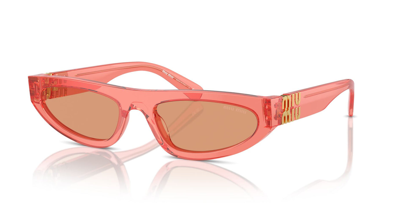 Miu Miu SMU07Z Tulip Transparent/Orange #colour_tulip-transparent-orange