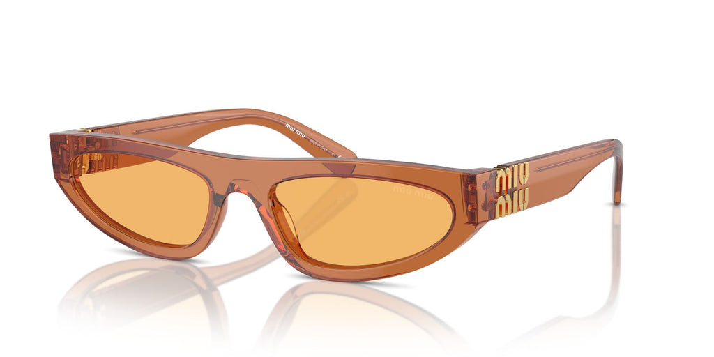 Miu Miu SMU07Z Caramel Trapsarent/Yellow #colour_caramel-trapsarent-yellow