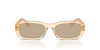 Miu Miu SMU08Z Sand Transparent/Dark Brown #colour_sand-transparent-dark-brown
