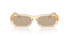 Miu Miu SMU08Z Sand Transparent/Dark Brown #colour_sand-transparent-dark-brown