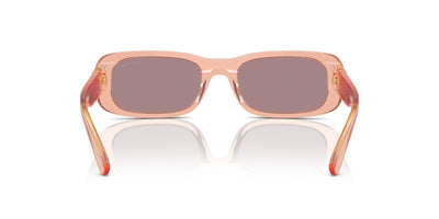 Miu Miu SMU08Z Noisette Transparent/Light Purple Brown #colour_noisette-transparent-light-purple-brown
