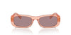 Miu Miu SMU08Z Noisette Transparent/Light Purple Brown #colour_noisette-transparent-light-purple-brown