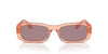 Miu Miu SMU08Z Noisette Transparent/Light Purple Brown #colour_noisette-transparent-light-purple-brown