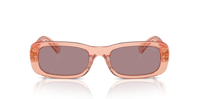 Miu Miu SMU08Z Noisette Transparent/Light Purple Brown #colour_noisette-transparent-light-purple-brown