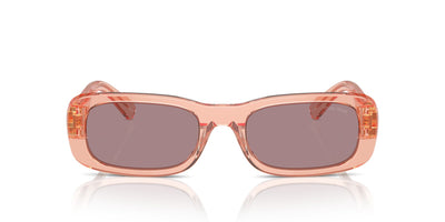 Miu Miu SMU08Z Noisette Transparent/Light Purple Brown #colour_noisette-transparent-light-purple-brown