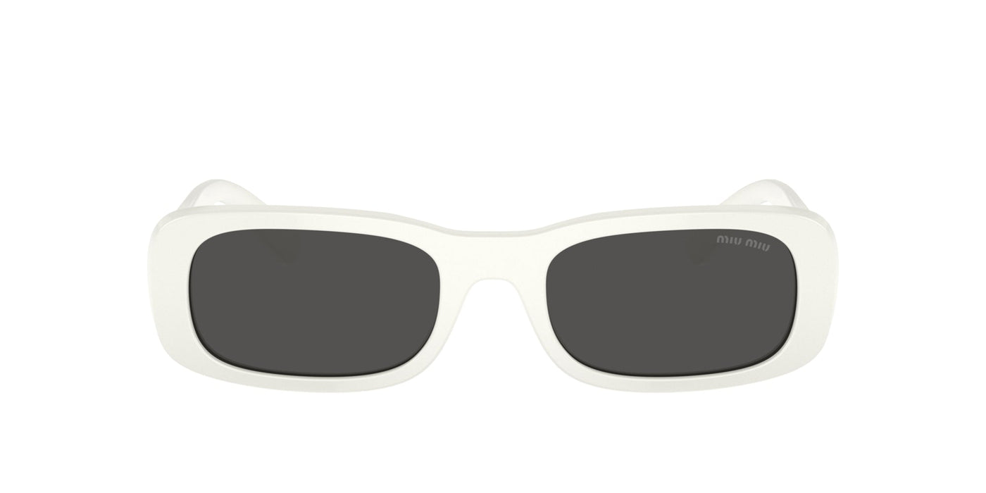 Miu Miu SMU08Z White Ivory/Dark Grey #colour_white-ivory-dark-grey