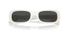 Miu Miu SMU08Z White Ivory/Dark Grey #colour_white-ivory-dark-grey