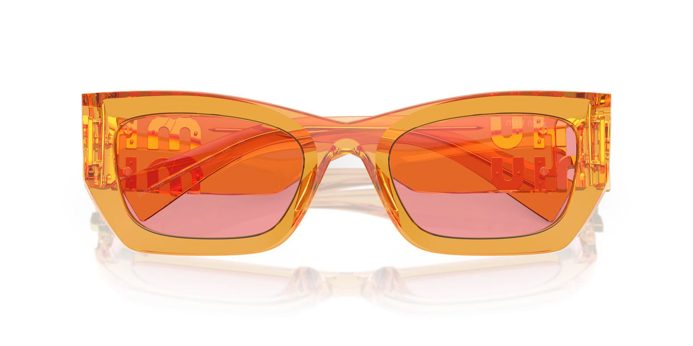 Miu Miu SMU09W Orange Transparent/Pink #colour_orange-transparent-pink