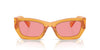 Miu Miu SMU09W Orange Transparent/Pink #colour_orange-transparent-pink