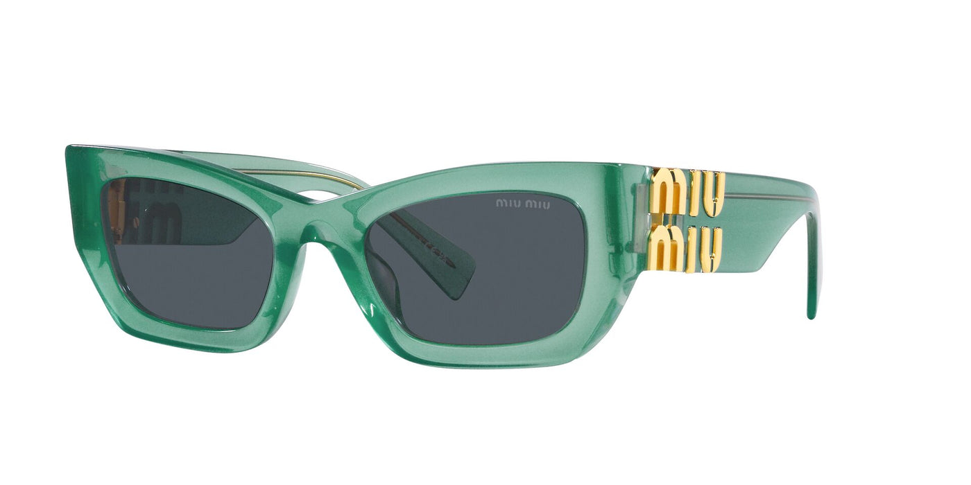 Miu Miu SMU09W Ivy Opal/Dark Grey #colour_ivy-opal-dark-grey