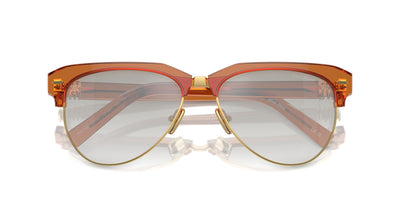 Miu Miu SMU09Z Caramel/Clear Silver Gradient #colour_caramel-clear-silver-gradient