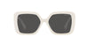 Miu Miu SMU10Y White/Dark Grey #colour_white-dark-grey