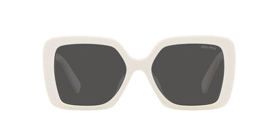 Miu Miu SMU10Y White/Dark Grey #colour_white-dark-grey