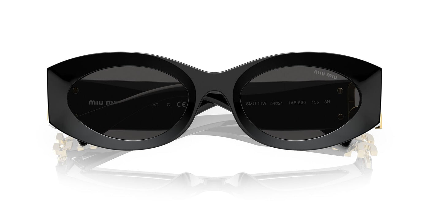 Miu Miu SMU11W Black/Dark Grey #colour_black-dark-grey