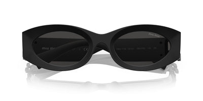 Miu Miu SMU11W Matte Black/Dark Grey #colour_matte-black-dark-grey