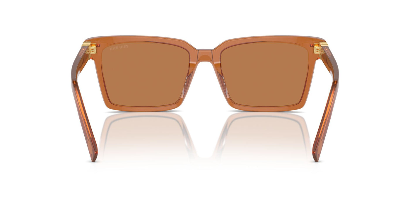 Miu Miu SMU13Z Caramel Trasparent/Brown #colour_caramel-trasparent-brown