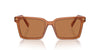 Miu Miu SMU13Z Caramel Trasparent/Brown #colour_caramel-trasparent-brown