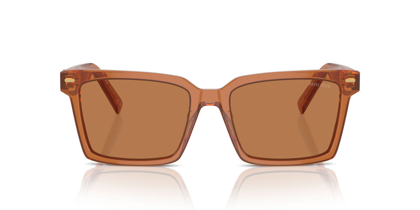 Miu Miu SMU13Z Caramel Trasparent/Brown #colour_caramel-trasparent-brown