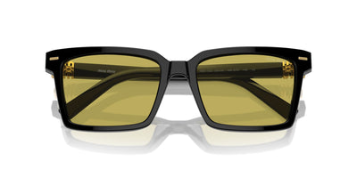 Miu Miu SMU13Z Black/Olive Green #colour_black-olive-green