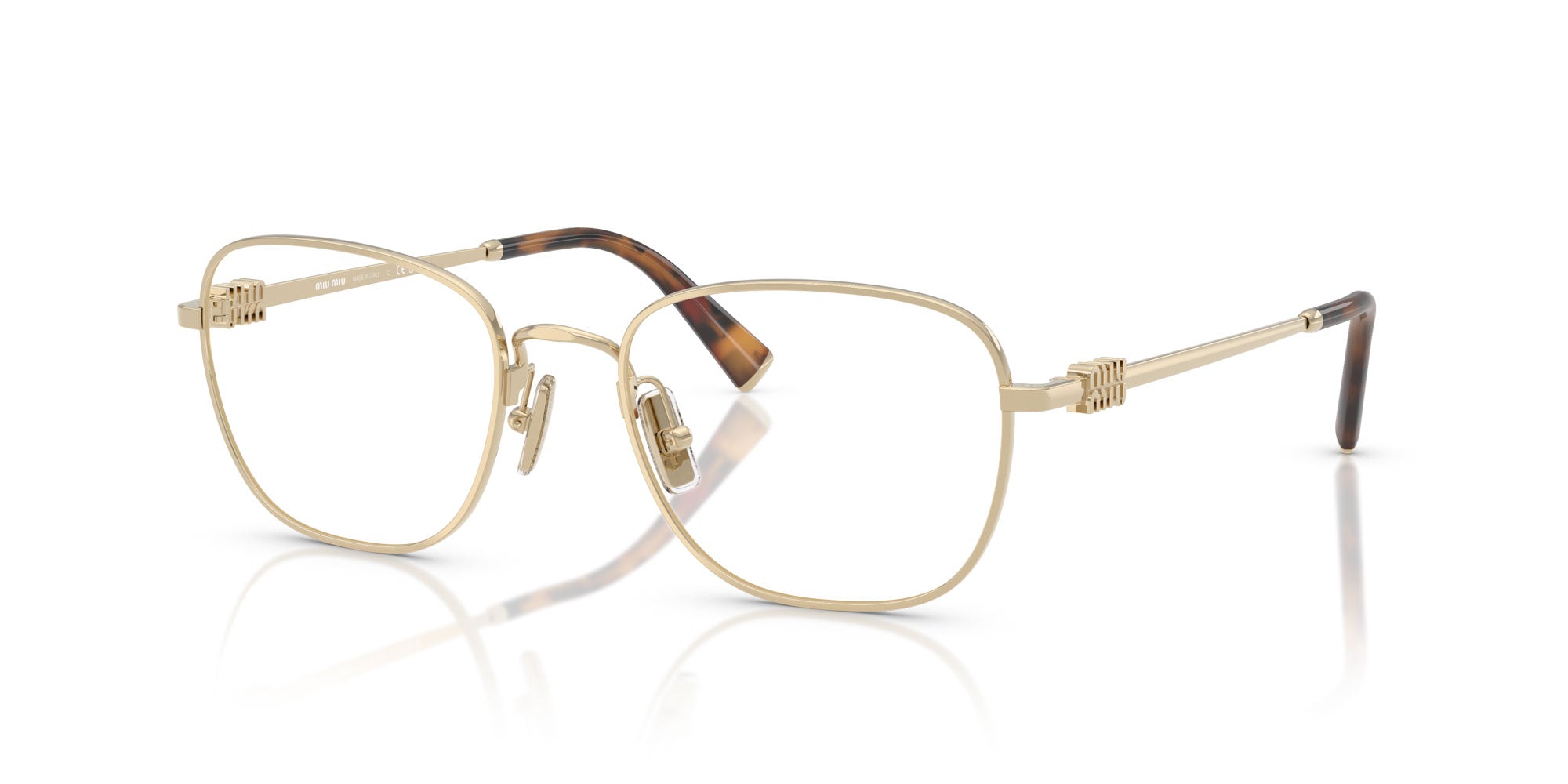 Miu Miu VMU50W Square Glasses | Fashion Eyewear US