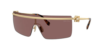 Miu Miu SMU50Z Pale Gold/Brown Internal Silver Mirror #colour_pale-gold-brown-internal-silver-mirror