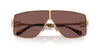 Miu Miu SMU51Z Pale Gold/Brown Silver Internal Violet Mirror #colour_pale-gold-brown-silver-internal-violet-mirror