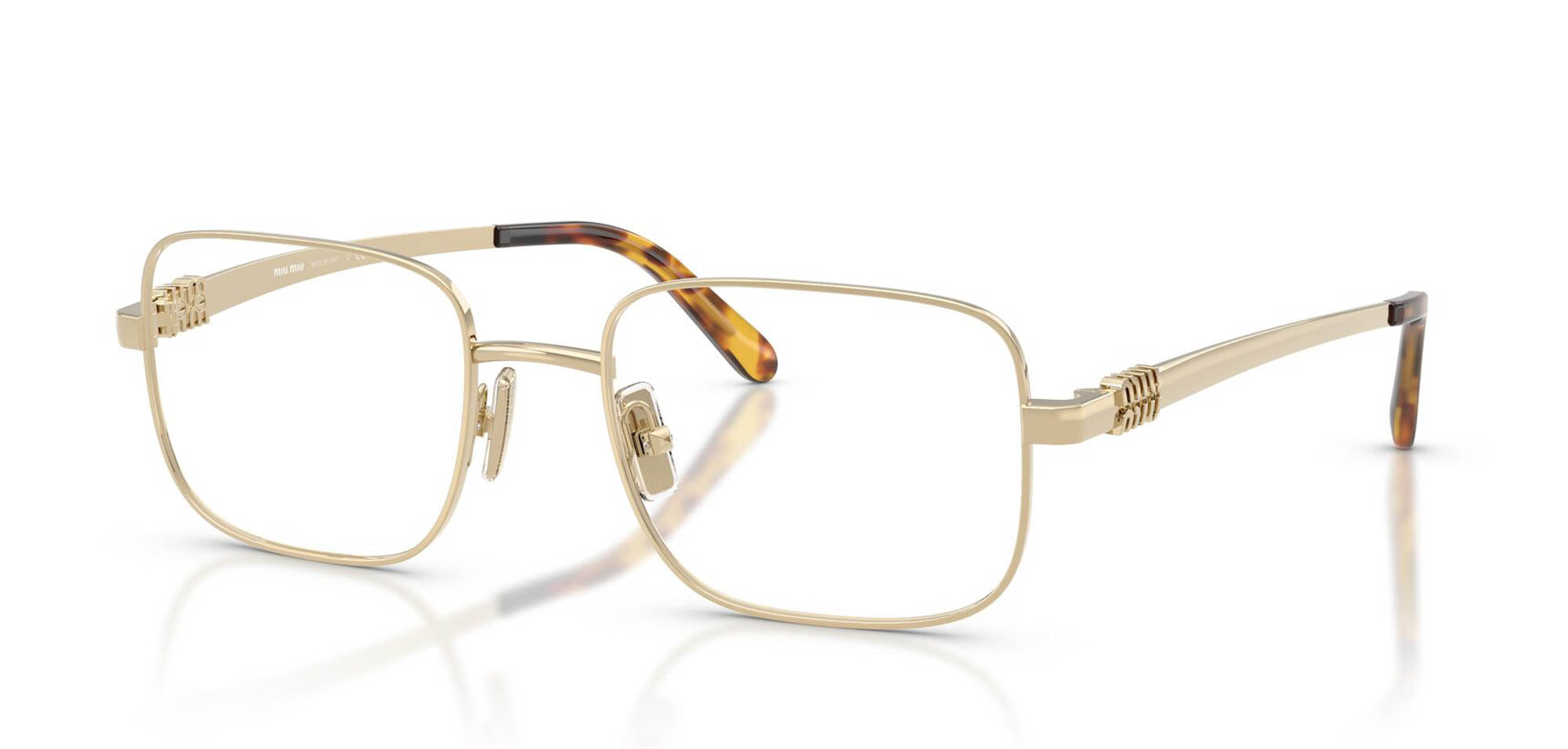 Miu Miu VMU51Z Square Glasses | Fashion Eyewear US
