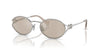 Miu Miu SMU52Y Silver/Pale Gold #colour_silver-pale-gold