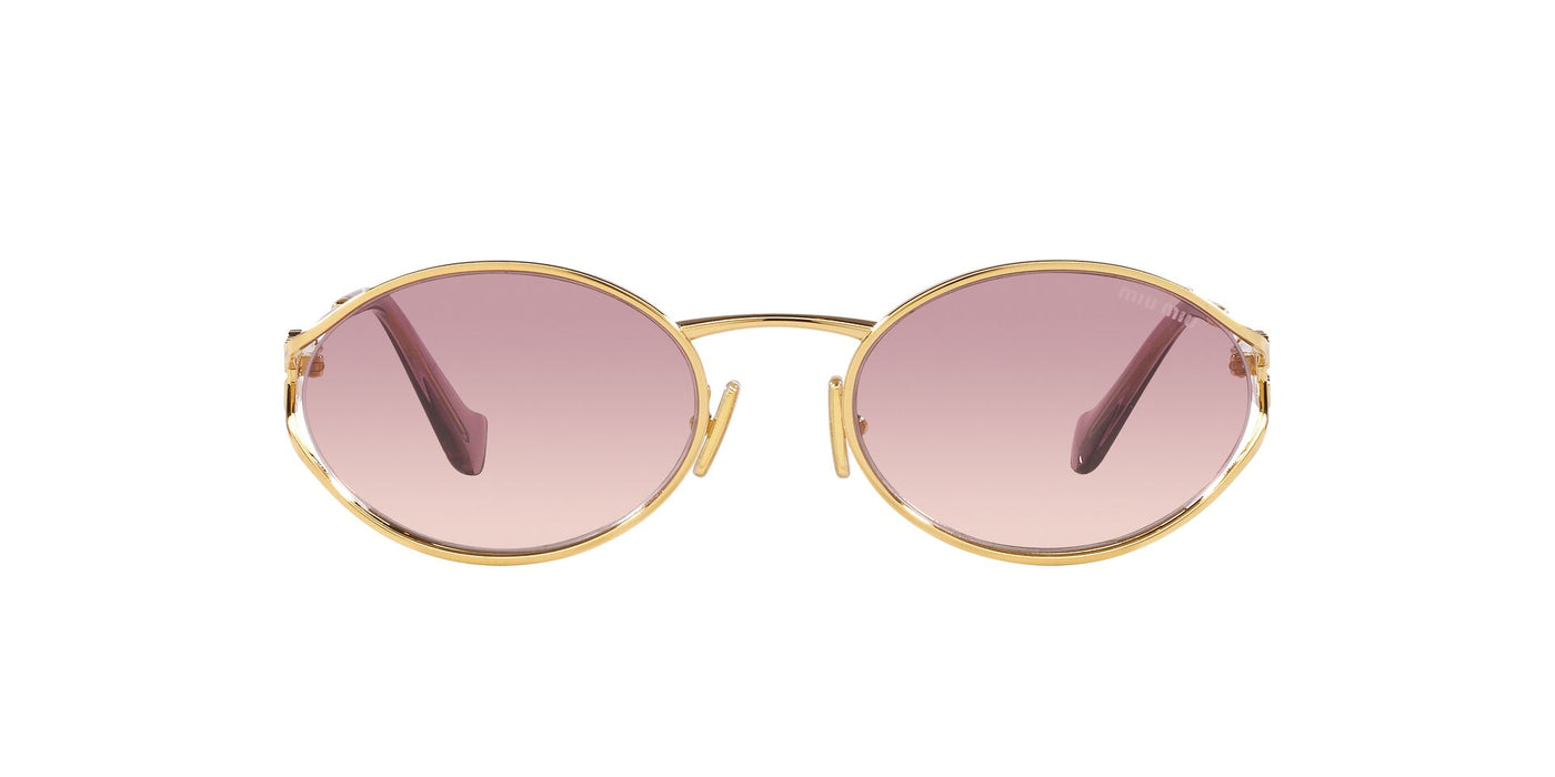 Miu Miu SMU52Y Gold/Brown Violet Gradient #colour_gold-brown-violet-gradient