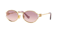Miu Miu SMU52Y Gold/Brown Violet Gradient #colour_gold-brown-violet-gradient