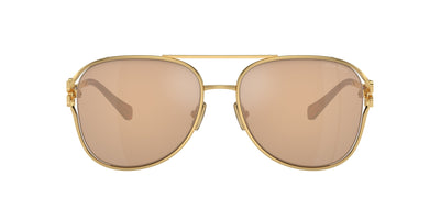Miu Miu SMU52Z Gold/Light Orange Internal Silver Mirror #colour_gold-light-orange-internal-silver-mirror