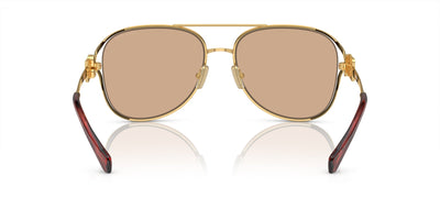 Miu Miu SMU52Z Gold/Light Orange Internal Silver Mirror #colour_gold-light-orange-internal-silver-mirror