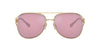 Miu Miu SMU52Z Pale Gold/Dark Pink Internal Silver Mirror #colour_pale-gold-dark-pink-internal-silver-mirror