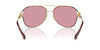 Miu Miu SMU52Z Pale Gold/Dark Pink Internal Silver Mirror #colour_pale-gold-dark-pink-internal-silver-mirror