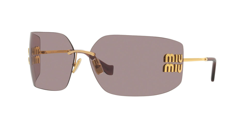 Miu Miu SMU54Y Gold/Light Purple Brown #colour_gold-light-purple-brown