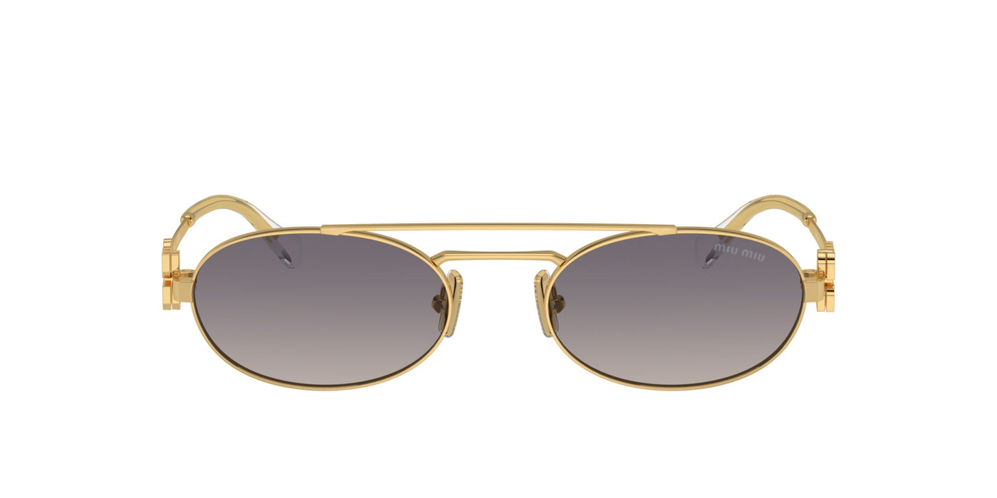 Miu Miu SMU54Z Gold/Grey Gradient Mirror #colour_gold-grey-gradient-mirror