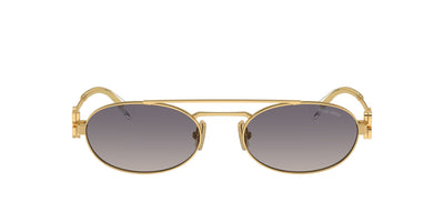 Miu Miu SMU54Z Gold/Grey Gradient Mirror #colour_gold-grey-gradient-mirror